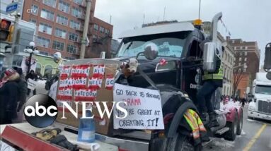 'Freedom Convoy' protests cause state of emergency in Ottawa I GMA