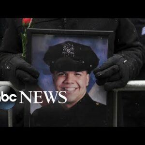 Funeral held for NYPD officer Jason Rivera | GMA