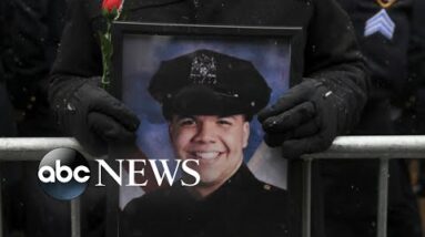 Funeral held for NYPD officer Jason Rivera | GMA