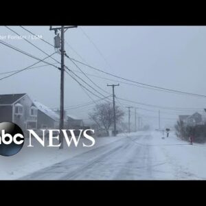 Powerful nor’easter pummels East Coast