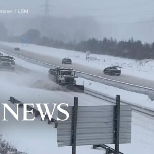 Snow, ice from massive winter storm makes travel dangerous